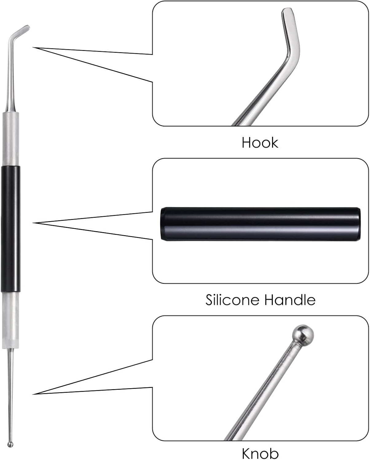 Latte Art Tools Set (3PCS), Coffee Art Pen Stainless Steel for Cappuccino & Espresso, Barista Latte Decorating Kit for Beginners, Home Cafe Coffee Accessories - Image 8