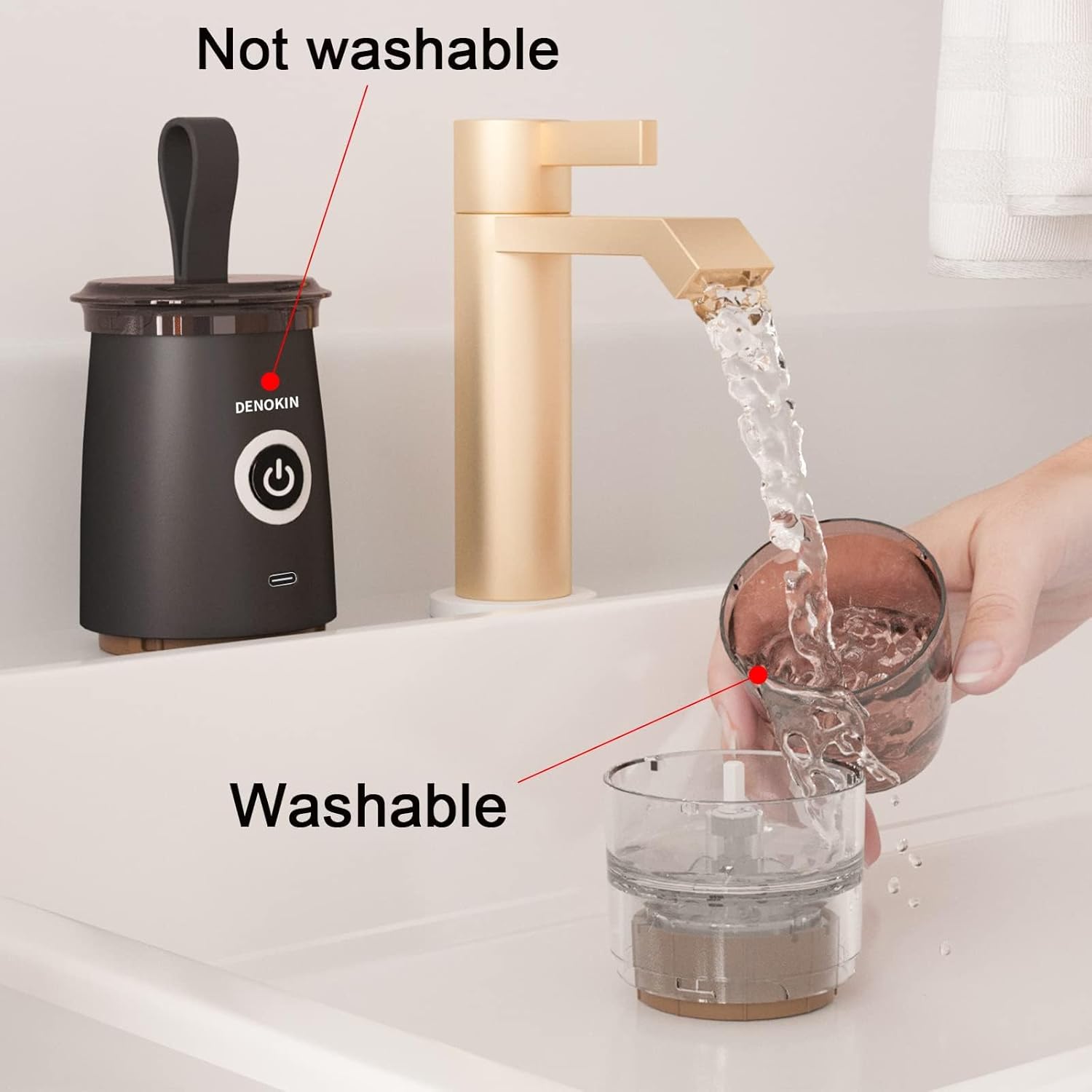 Portable Burr Coffee Grinder, Electric/Manual 2-in-1 Cafe Bean Grind Mill, USB Rechargable Mini Electric Coffee Grinder with 5 Grind Settings - Image 5