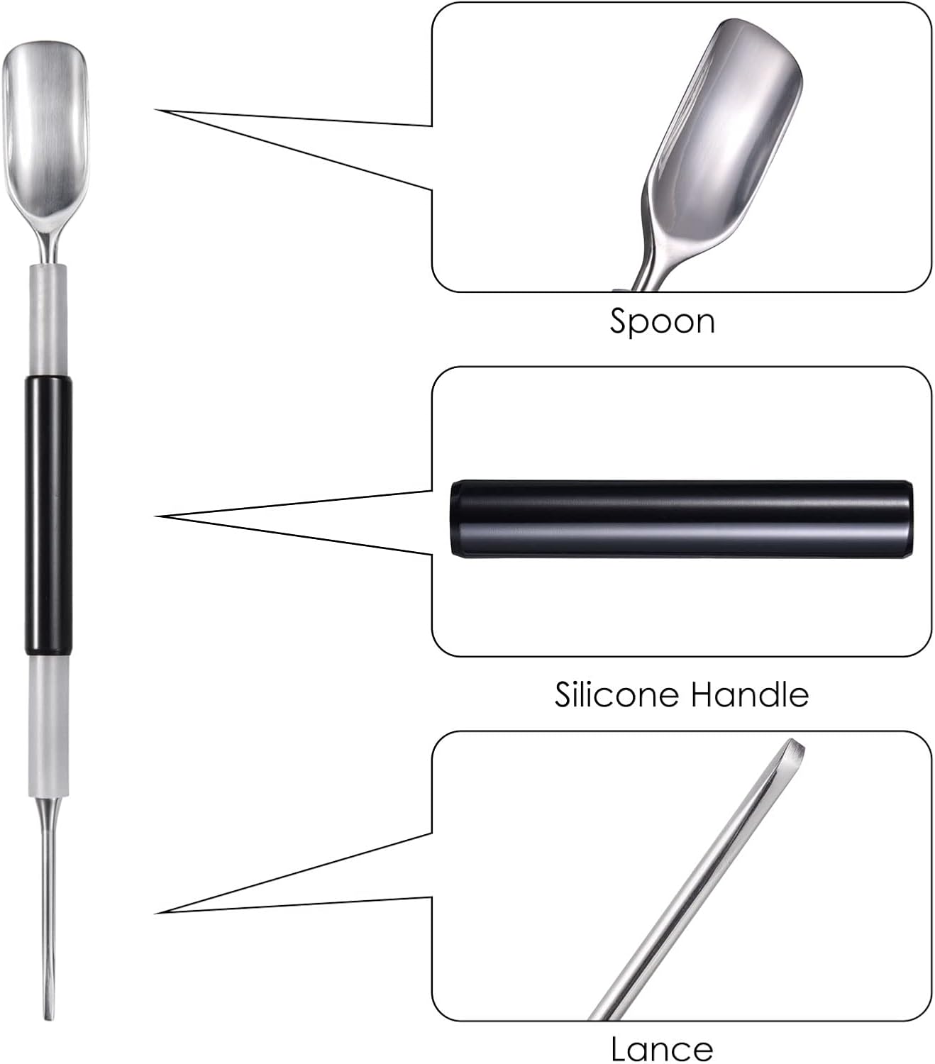 Latte Art Tools Set (3PCS), Coffee Art Pen Stainless Steel for Cappuccino & Espresso, Barista Latte Decorating Kit for Beginners, Home Cafe Coffee Accessories - Image 7