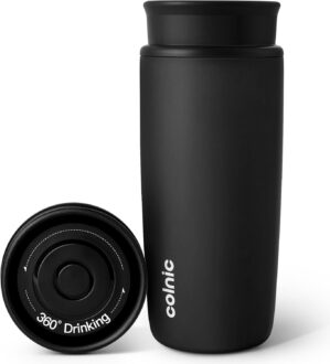 Travel Coffee Mug with 360°Lid, 12...