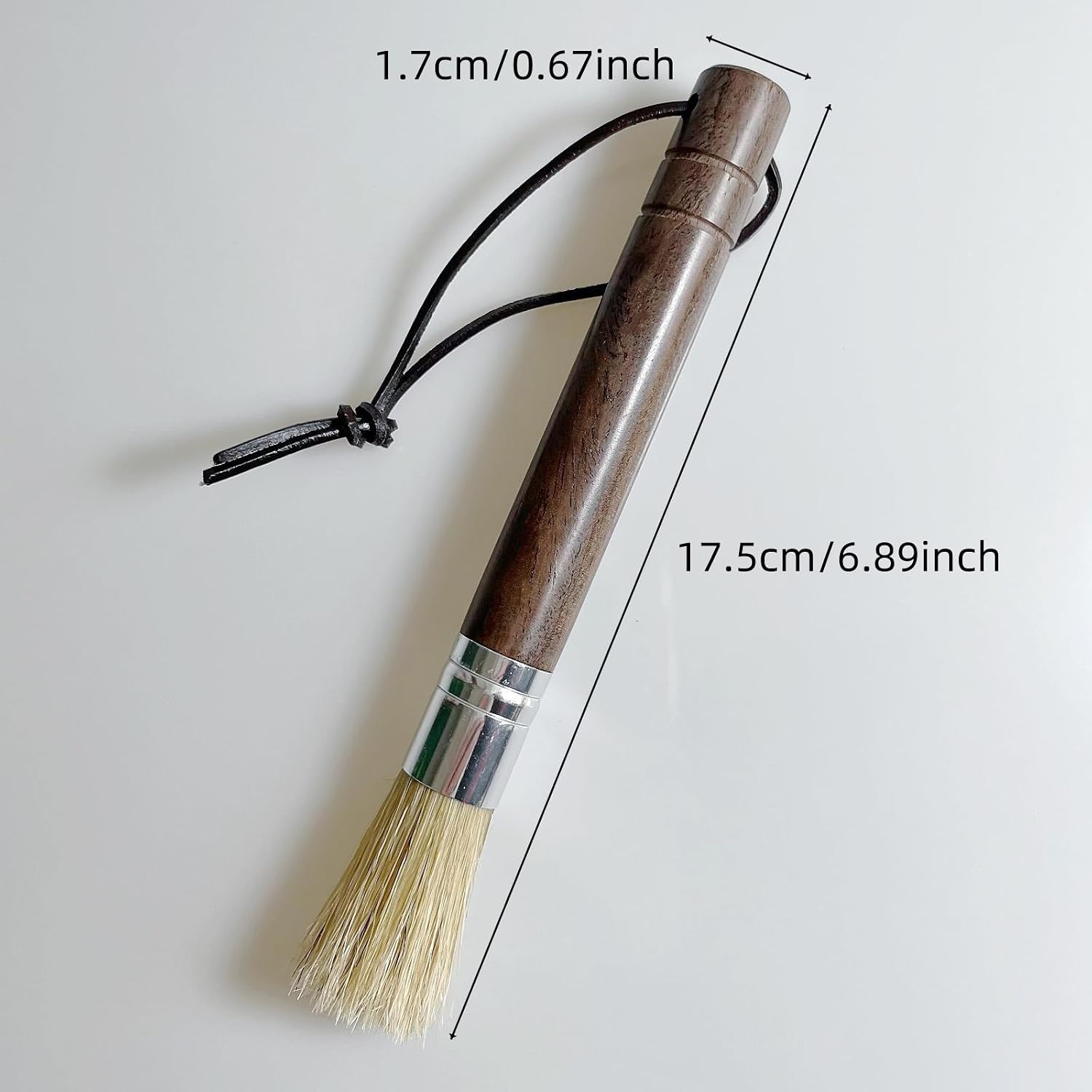 Coffee Grinder Cleaning Brush, Espresso Machine Brush Cleaner Tool with Wooden Handle and Natural Bristles for Barista Home Kitchen - Image 6