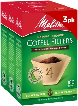Melitta #4 Unbleached Coffee Filter...