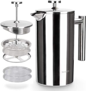 Secura French Press Coffee Maker, 3...