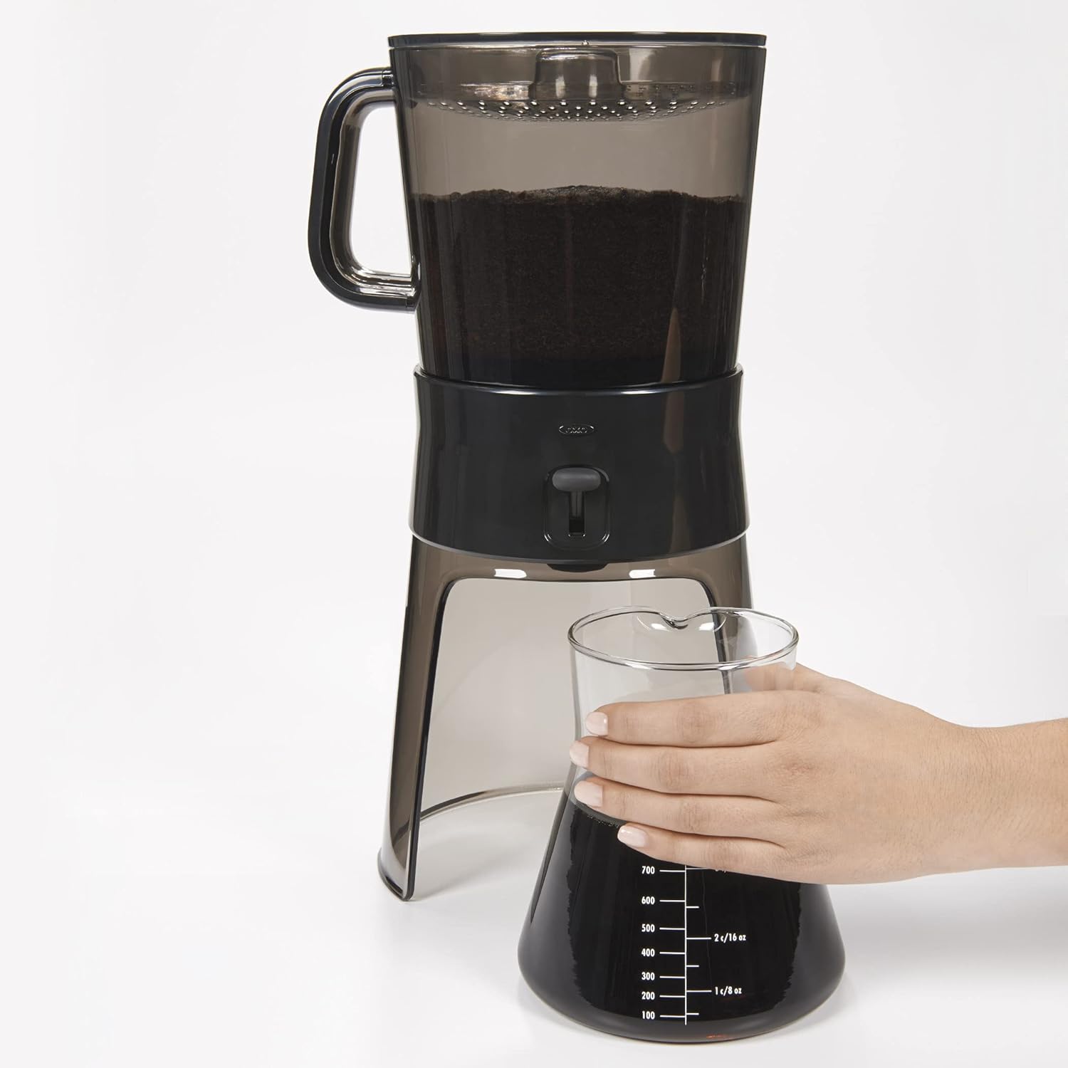 OXO Good Grips Cold Brew Coffee Maker 32 oz, Iced Coffee Maker with Carafe, Brews Cold Brew Concentrate - Image 9