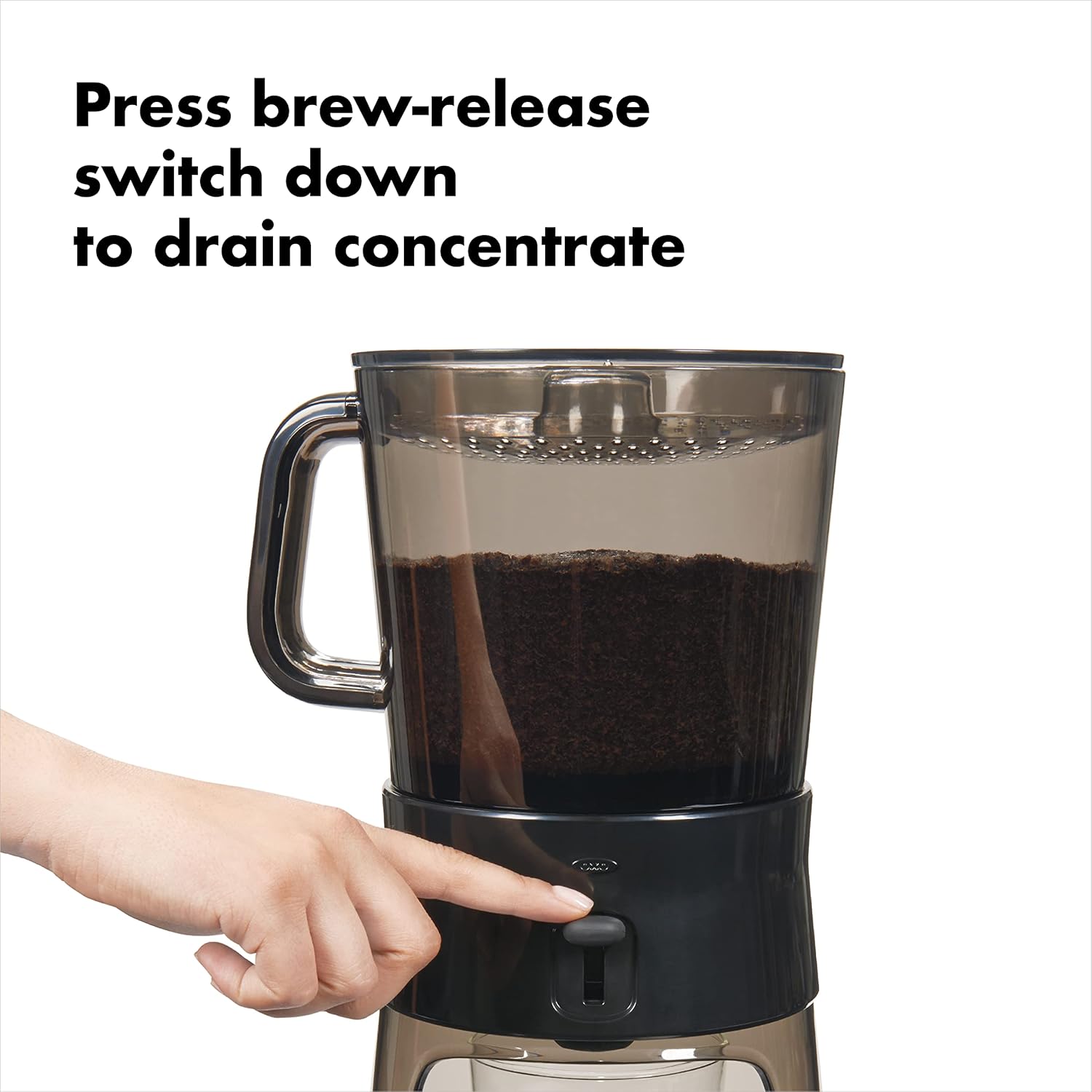 OXO Good Grips Cold Brew Coffee Maker 32 oz, Iced Coffee Maker with Carafe, Brews Cold Brew Concentrate - Image 5