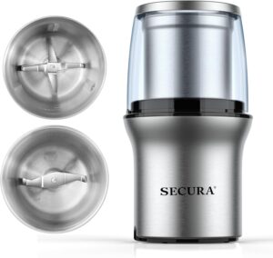 Secura Electric Coffee Grinder and ...