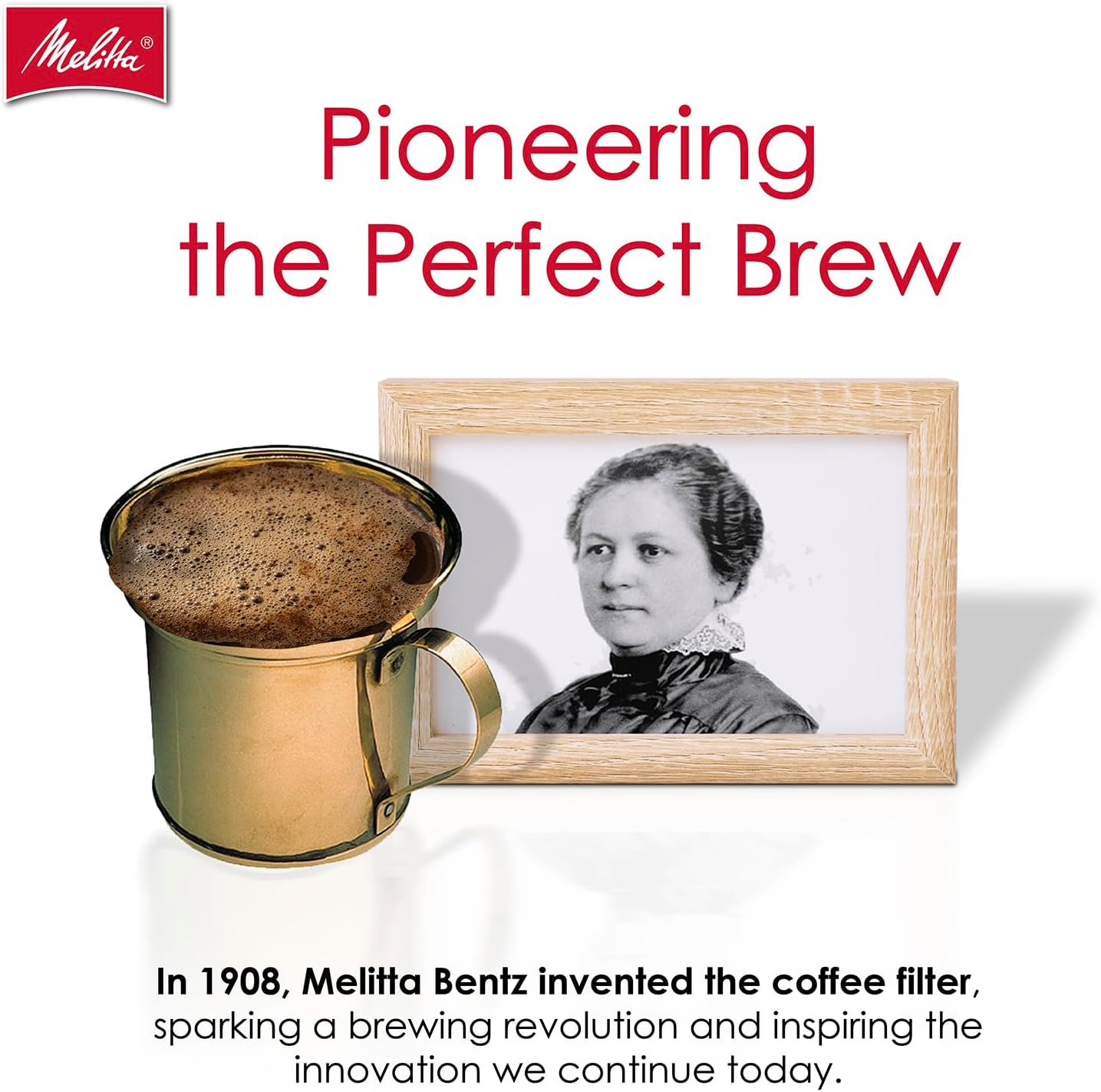 Melitta #4 Unbleached Coffee Filters, Premium, Natural Brown, Flavor Enhancing Coffee Filters for 8-12 Cup Coffee Makers, Kosher Certified, Compostable, 100 Count (Pack of 3) - Image 4