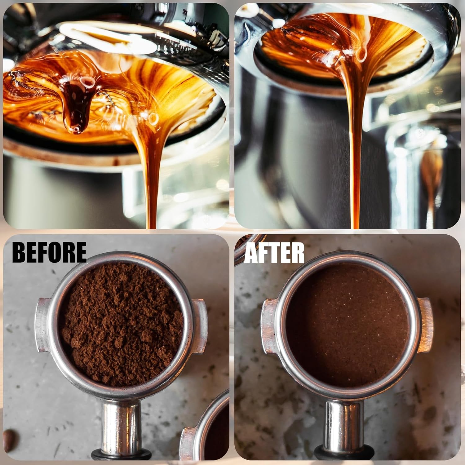 1PCS Espresso Coffee Stirrer, 2PCS Latte Art Pen 6 Needles 0.35mm Espresso Distribution Tools Stainless Steel Coffee Stirring Tool with Wood Handle for Home Cafe Bar Gift - Image 7