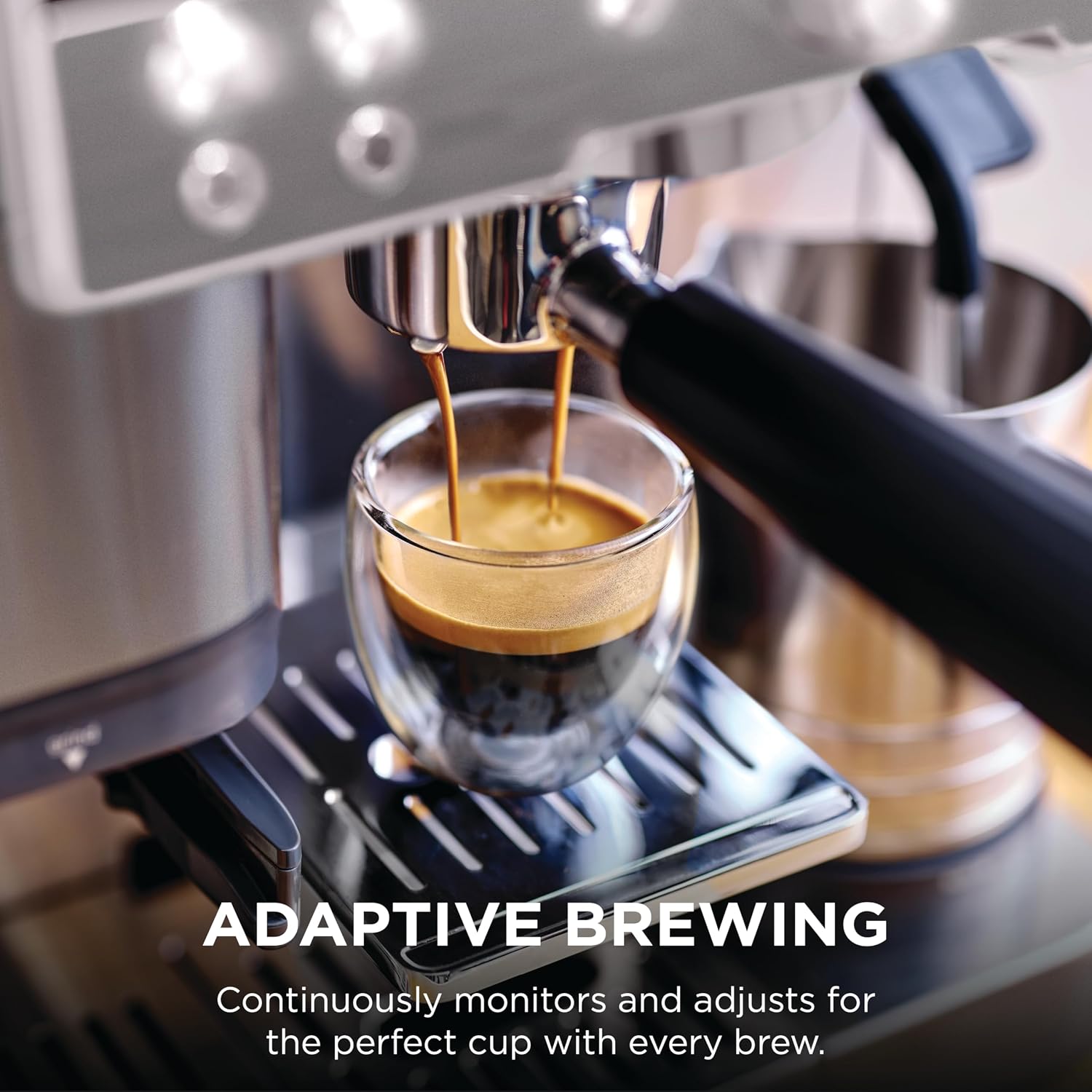 Ninja Luxe Café Premier 3-in-1 Espresso Machine, Drip Coffee, & Rapid Cold Brew | Built-in Coffee Grinder, Hands-Free Milk Frother, Assisted Tamper for Cappuccinos & Lattes | Gunmetal | ES601GM - Image 7