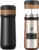 RECAFIMIL Portable French Press Stainless Steel Coffee Maker Travel French Press Insulated Bottle Cup – 320ml Portable Coffee Maker with Double Wall Insulation, Ideal for On – the – go Coffee Lovers
