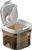 Airtight Coffee Canister, 8oz Coffee Storage Container with Scoop, Kitchen Food Storage Jar for Grounds Coffee, Beans, Tea, Sugar, Flour, Cereal, 800ml