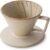 DOWAN Pour Over Coffee Maker, Non-Electric Pour Over Coffee Dripper, Manual Brew Maker, Single Cups Porcelain Slow Brewing Accessories for Gifts, Grey