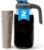 County Line Kitchen 64 oz Glass Cold Brew Coffee Maker with Leak-Proof Lid, Wide Mouth Mason Jar – Iced Coffee and Tea Pitcher – Gray