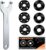 7PCS Angle Grinder Nut & Wrench Kit – 5/8-11 Thread Compatible with Dewalt, Milwaukee, Makita, Ryobi & Bosch 4.5″/5″/7″ Grinders – Nut Removal & Wheel/Disc Replacement Tool