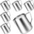 Milk Forthing Pitcher with oz/ml Scale for Coffee Cappuccino Latte Art(6, 350 ml/12 oz)