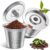 Noalto Reusable K Cups for Keurig,Stainless Steel Refillable Coffee Pods – Metal K Cup Reusable Coffee Filter for K-Classic K-Elite K-Express K-Mini Keurig 1.0 & 2.0, BPA Free (2 pack)