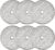 6 Pack French Press Replacement Filter Screens – 4 Inch Stainless Steel Mesh with Metal Center Ring for 34 Oz, 1000ml, 8 Cup French Press Coffee and Tea Makers